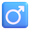 male sign emoji